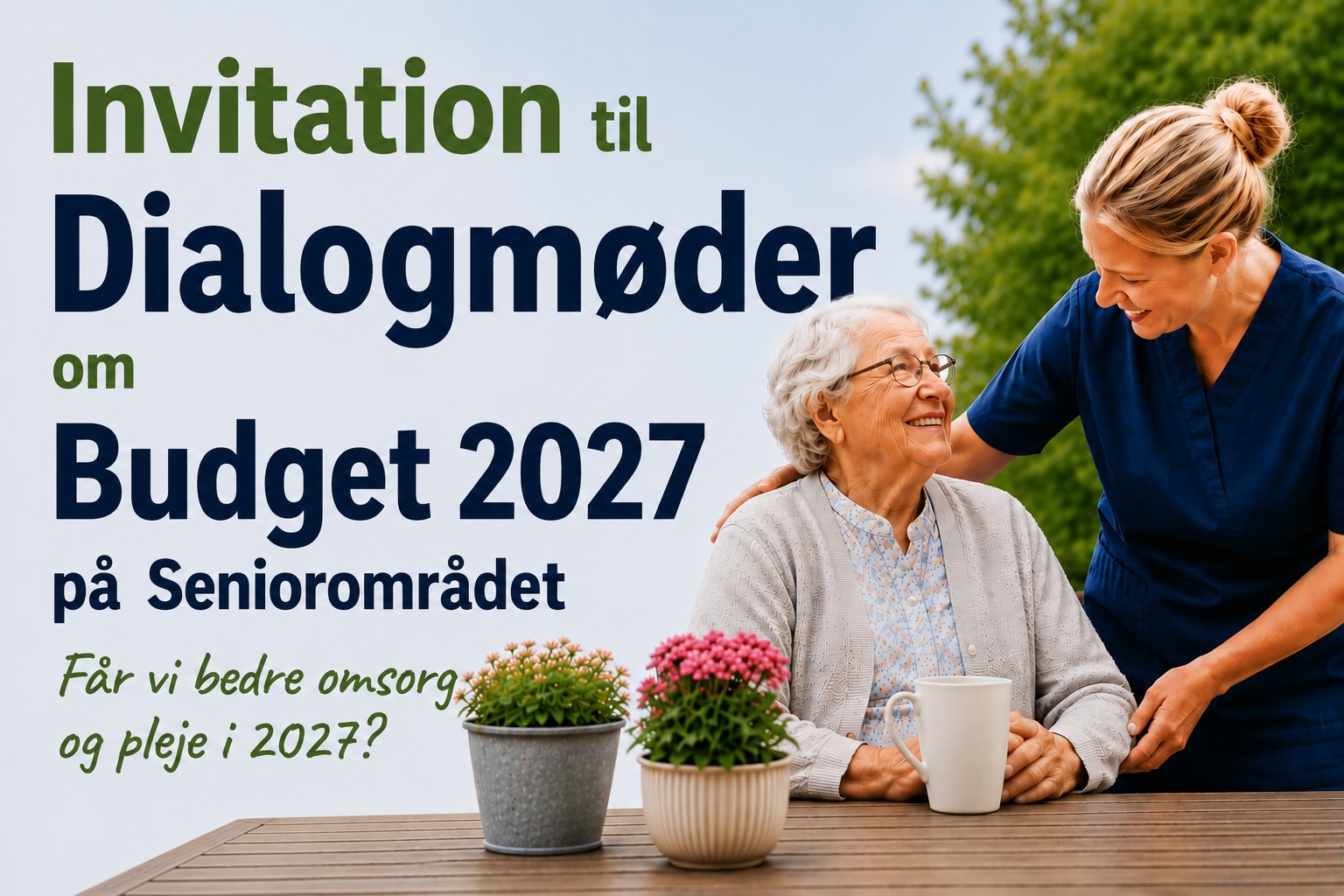 Invitation til dialogmøder om Budget 2027